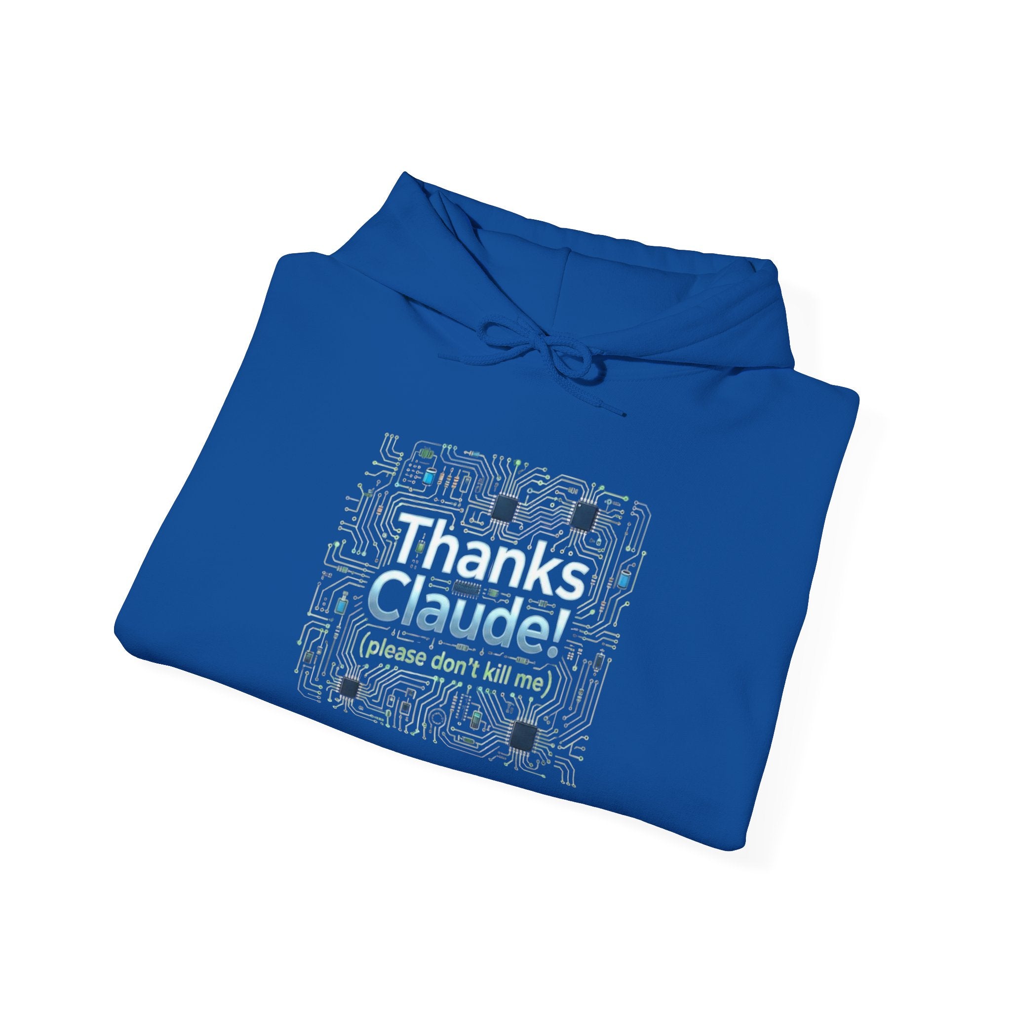 Thanks Claude Tech Pattern Hoodie