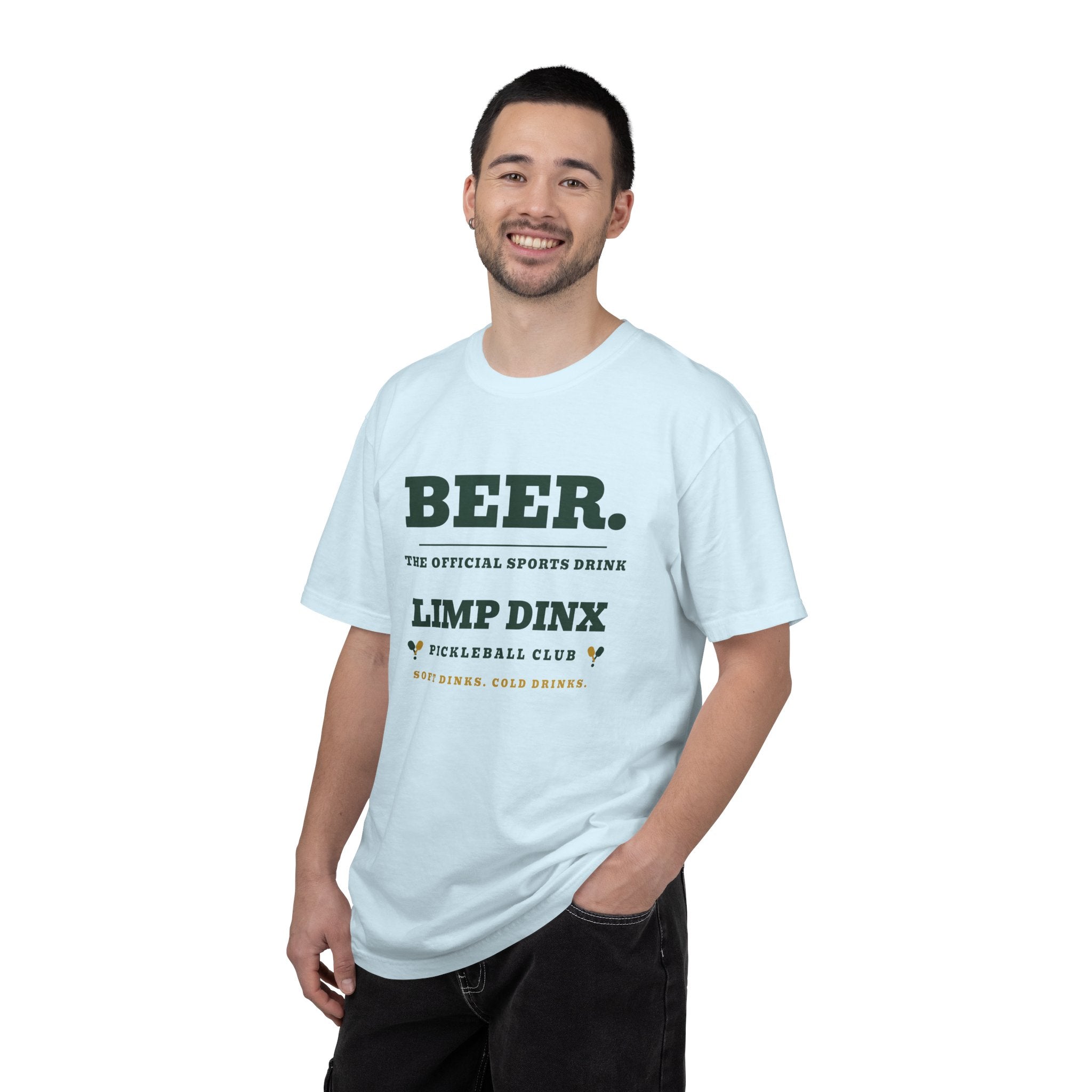 Beer. The Official Sports Drink Tee — Limp Dinx Pickleball Club | Funny Pickleball Shirt