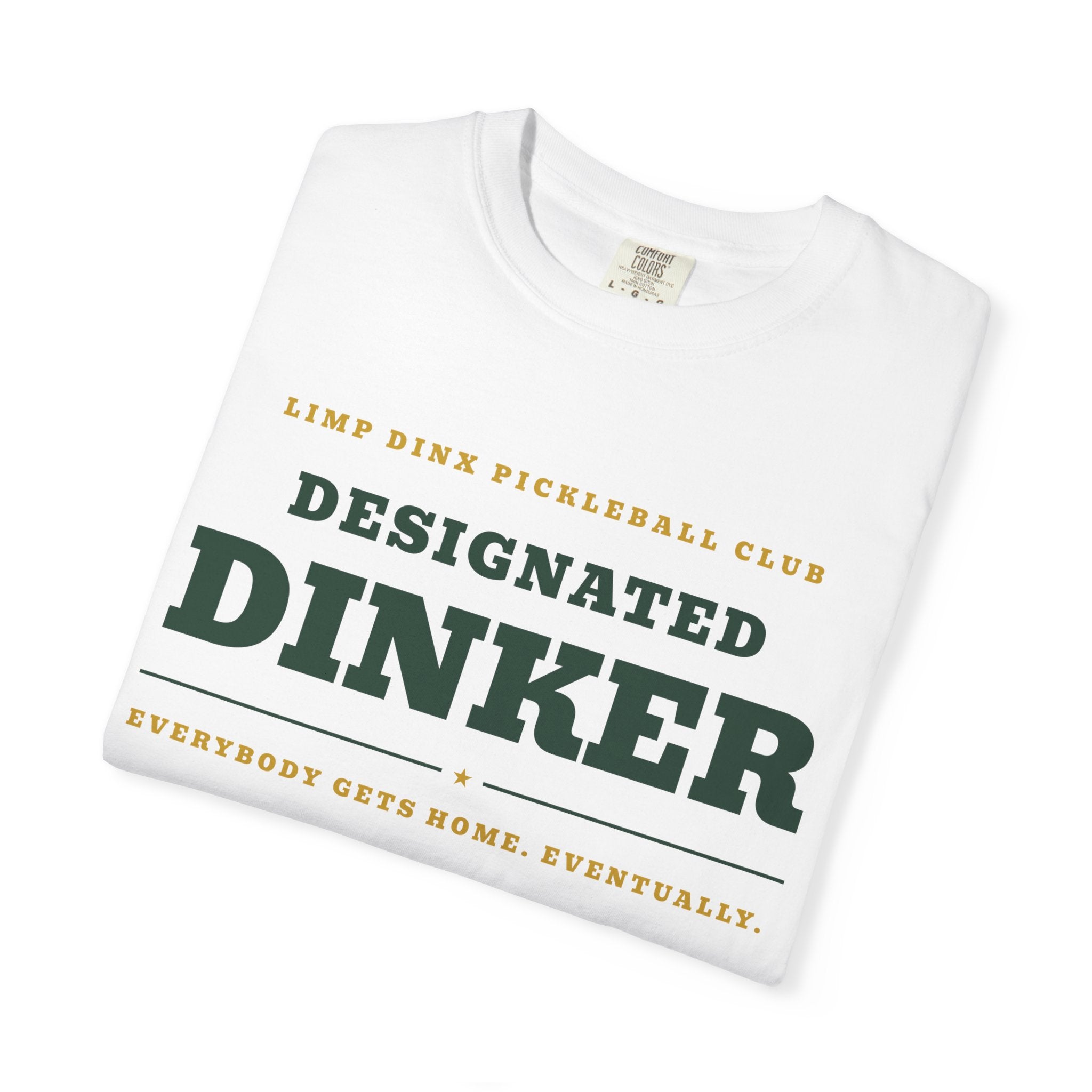 Designated Dinker Tee — Limp Dinx Pickleball Club | Funny Pickleball Shirt