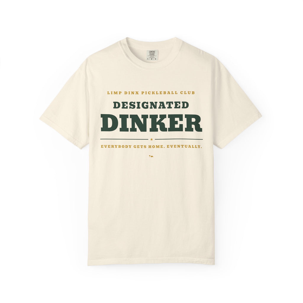 Designated Dinker Tee — Limp Dinx Pickleball Club | Funny Pickleball Shirt