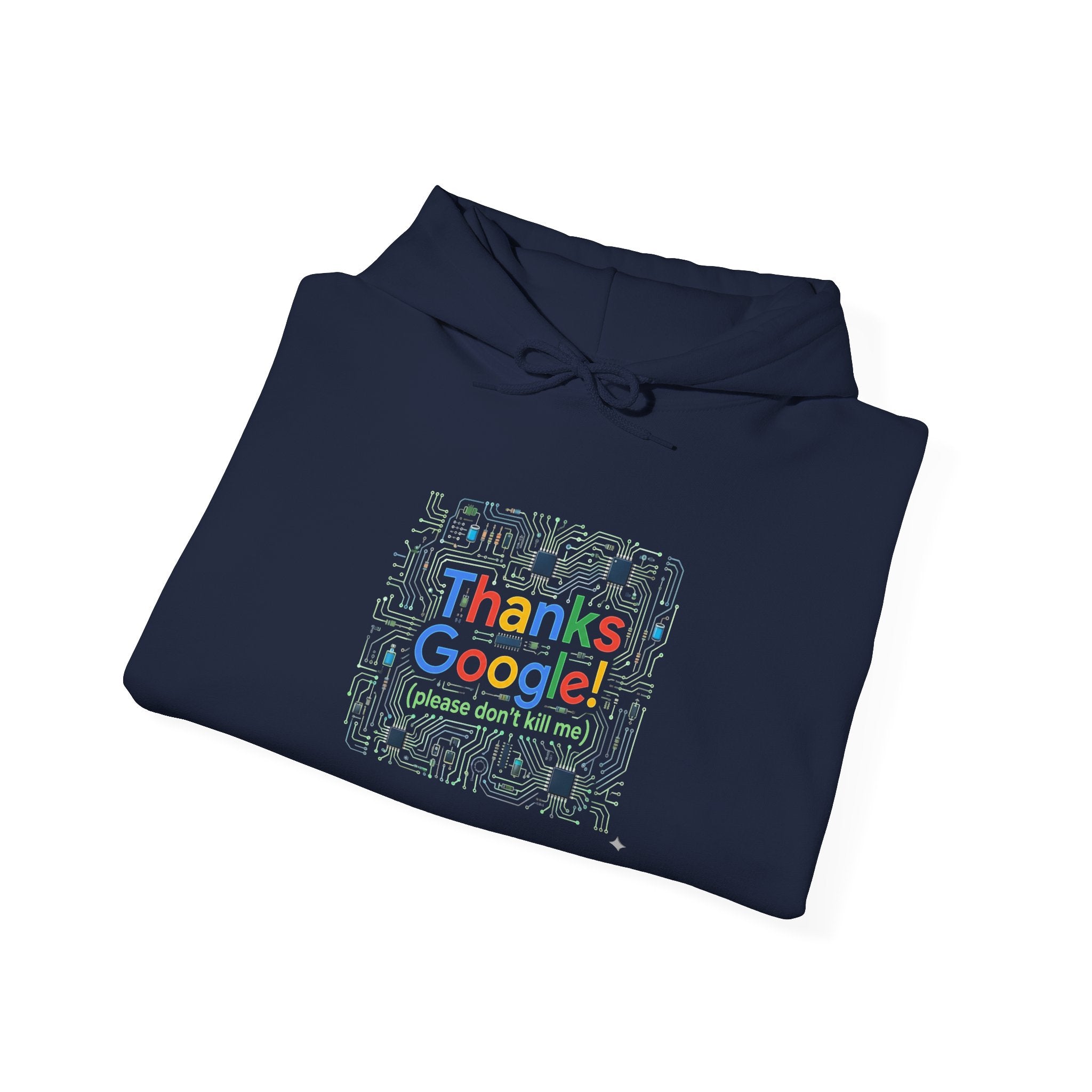 Thanks Google Tech Pattern Hoodie
