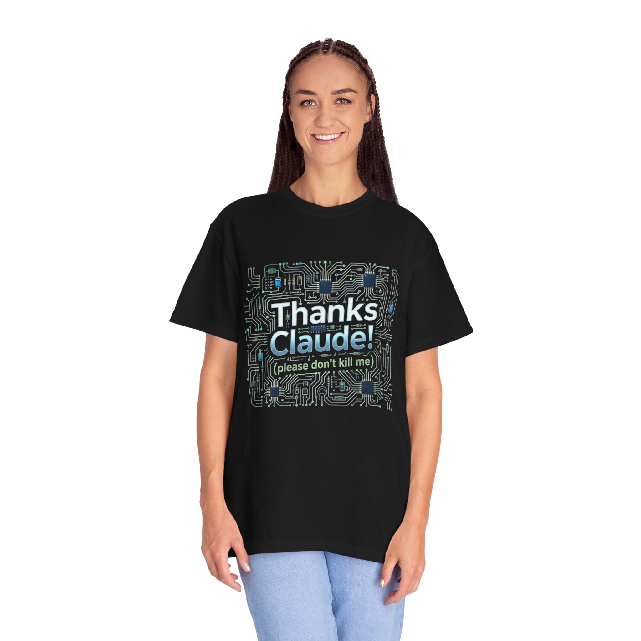 Thanks Claude Circuit Board T-Shirt
