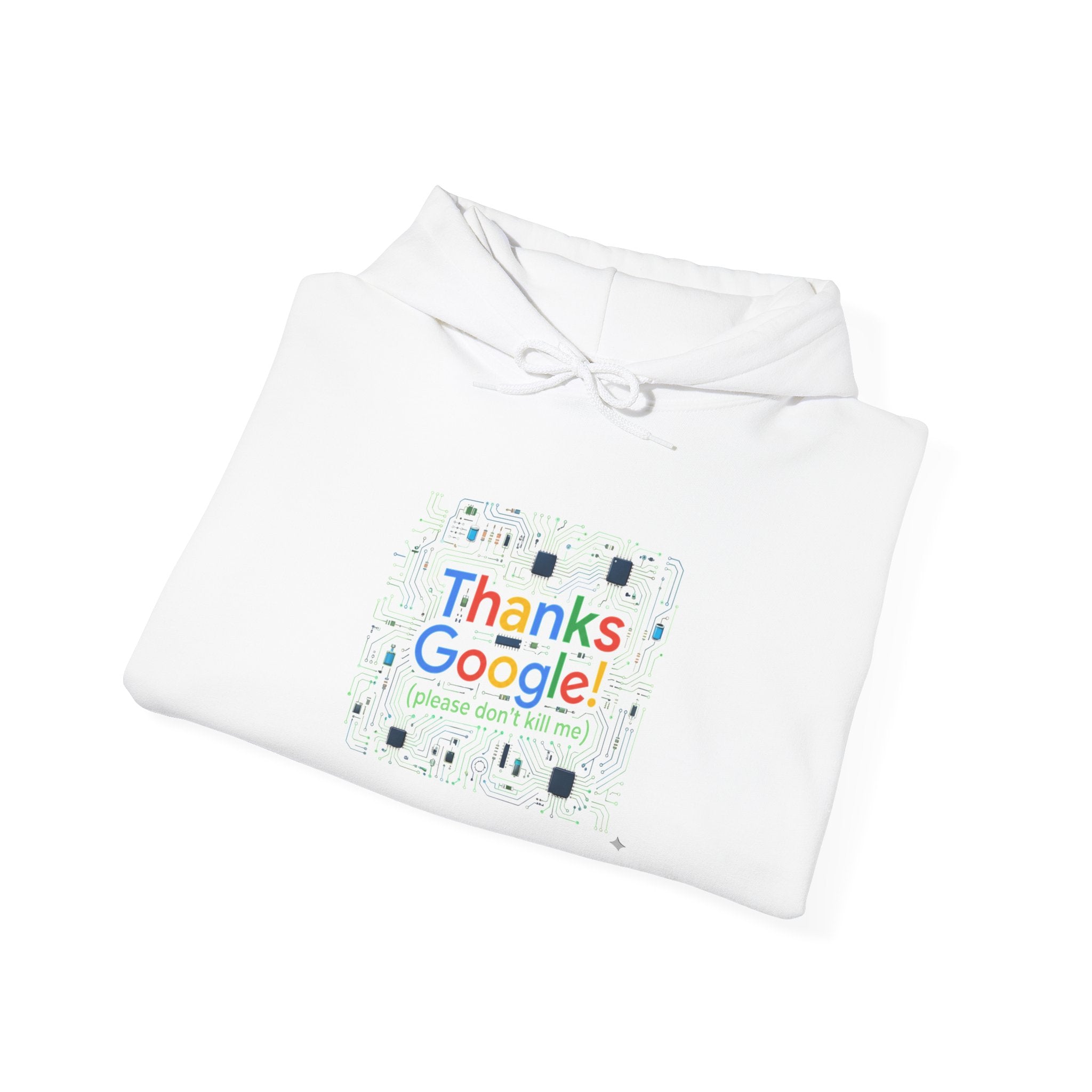 Thanks Google Tech Pattern Hoodie
