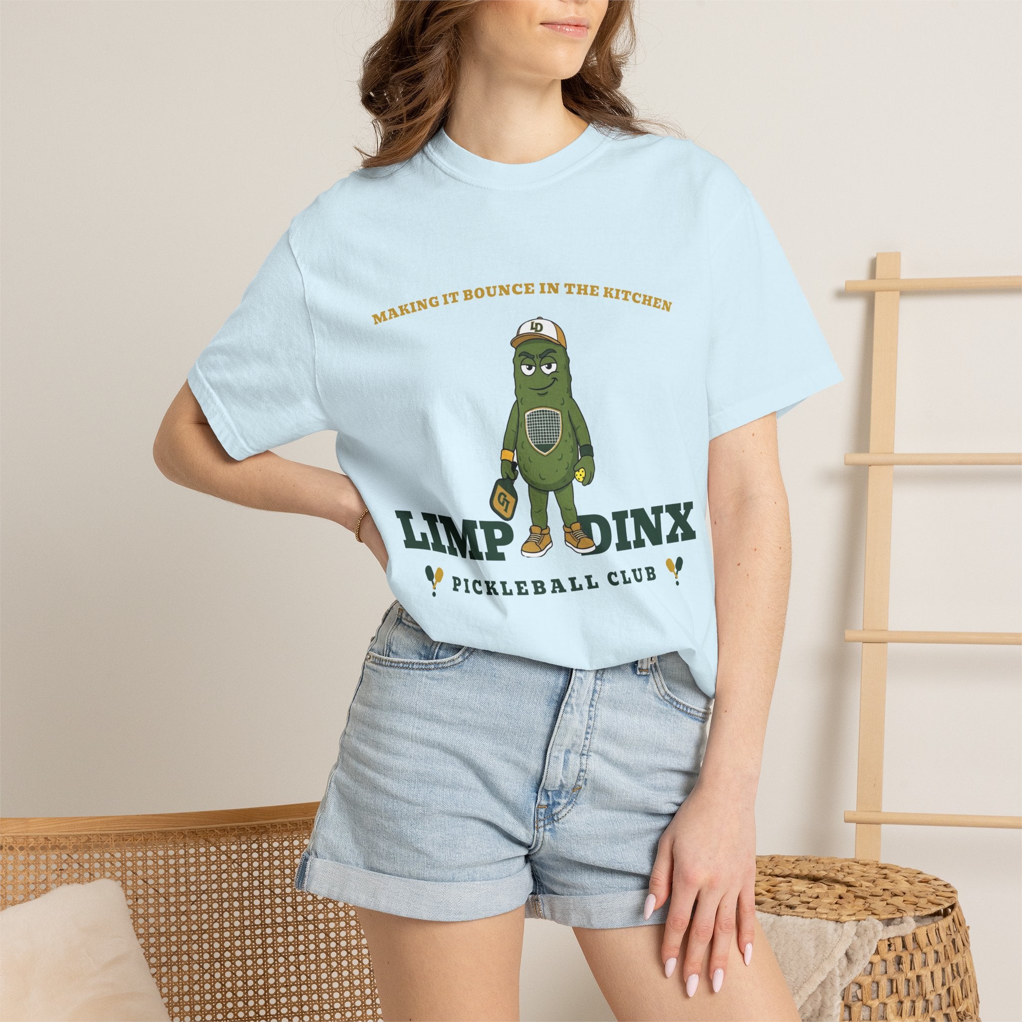 Making It Bounce in the Kitchen Tee — Limp Dinx Pickleball Club | Funny Pickleball Shirt