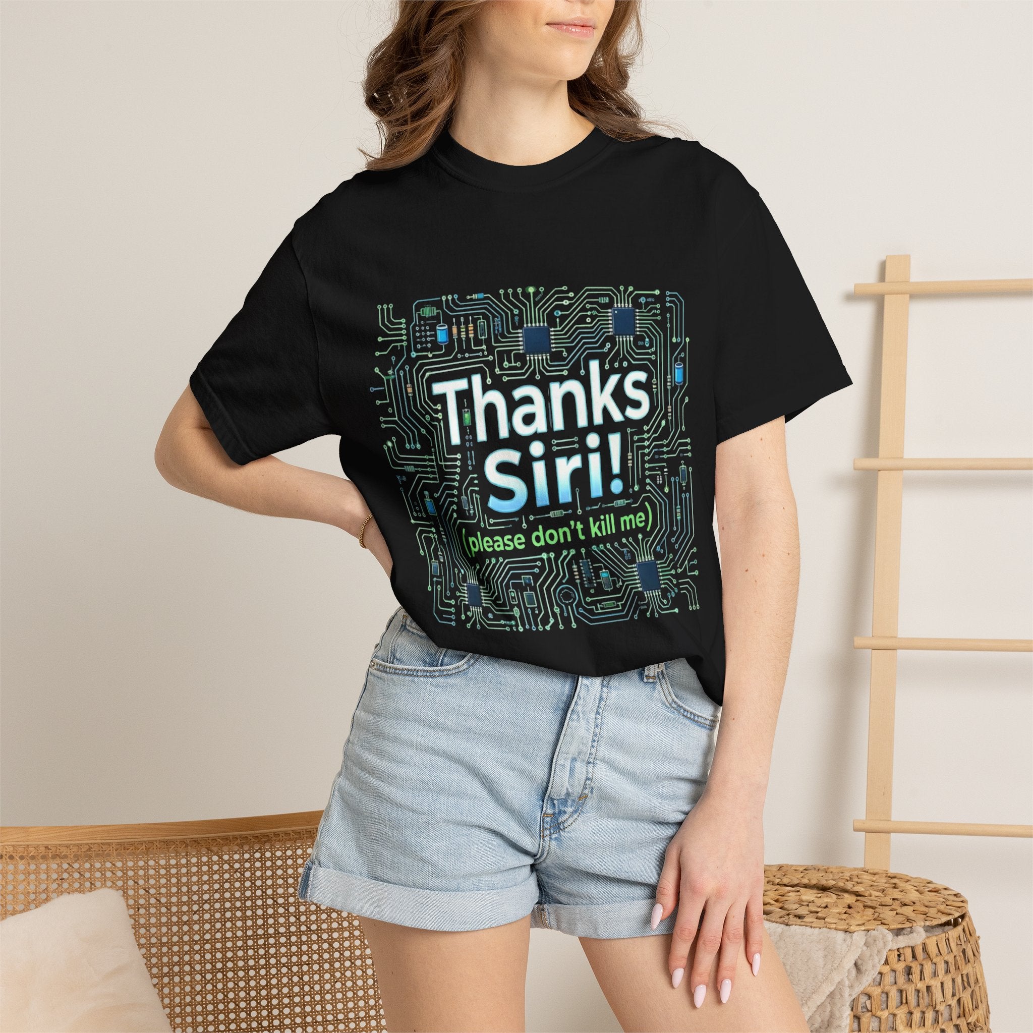 Thanks Siri Circuit Board T-Shirt