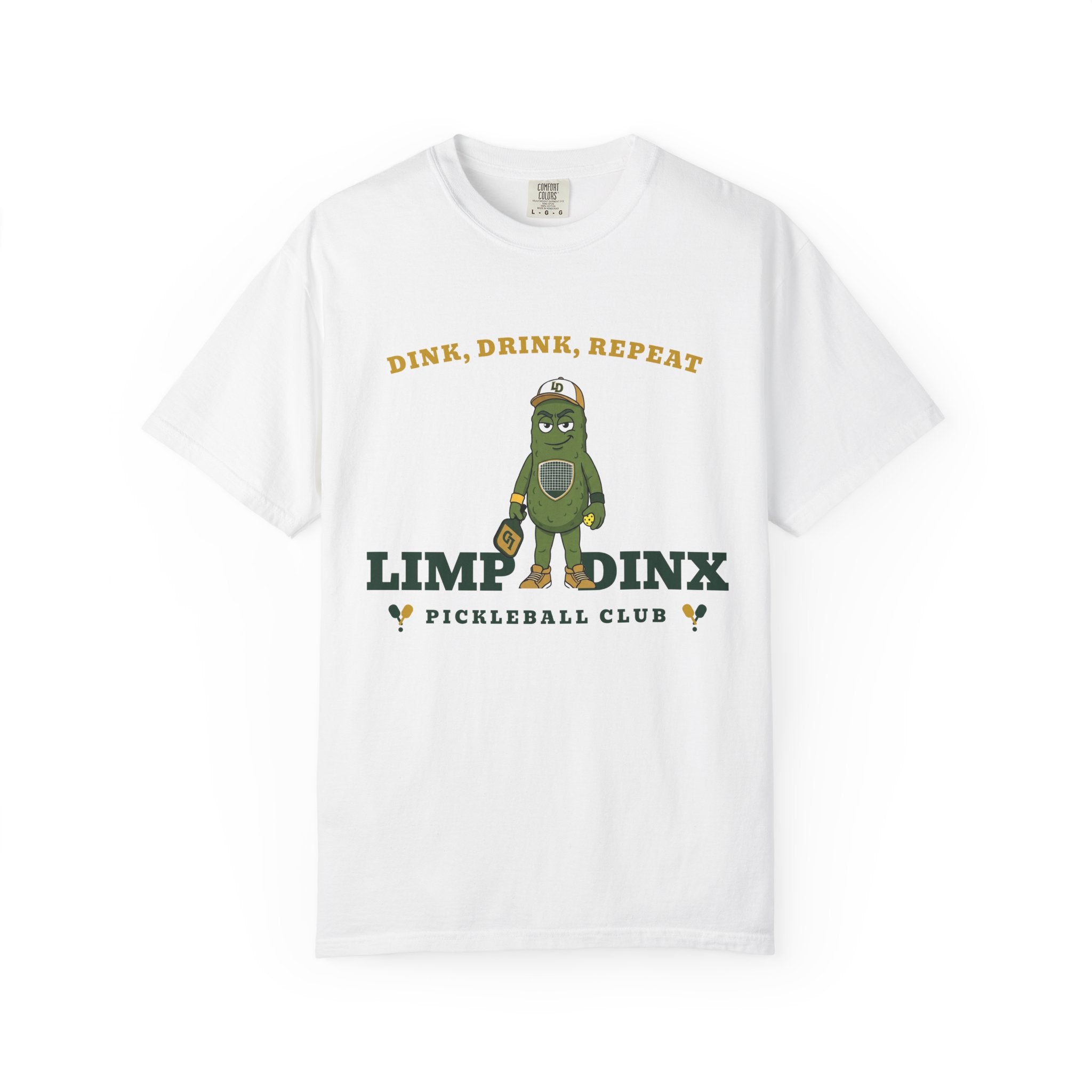 Dink. Drink. Repeat. Tee — Limp Dinx Pickleball Club | Funny Pickleball Shirt