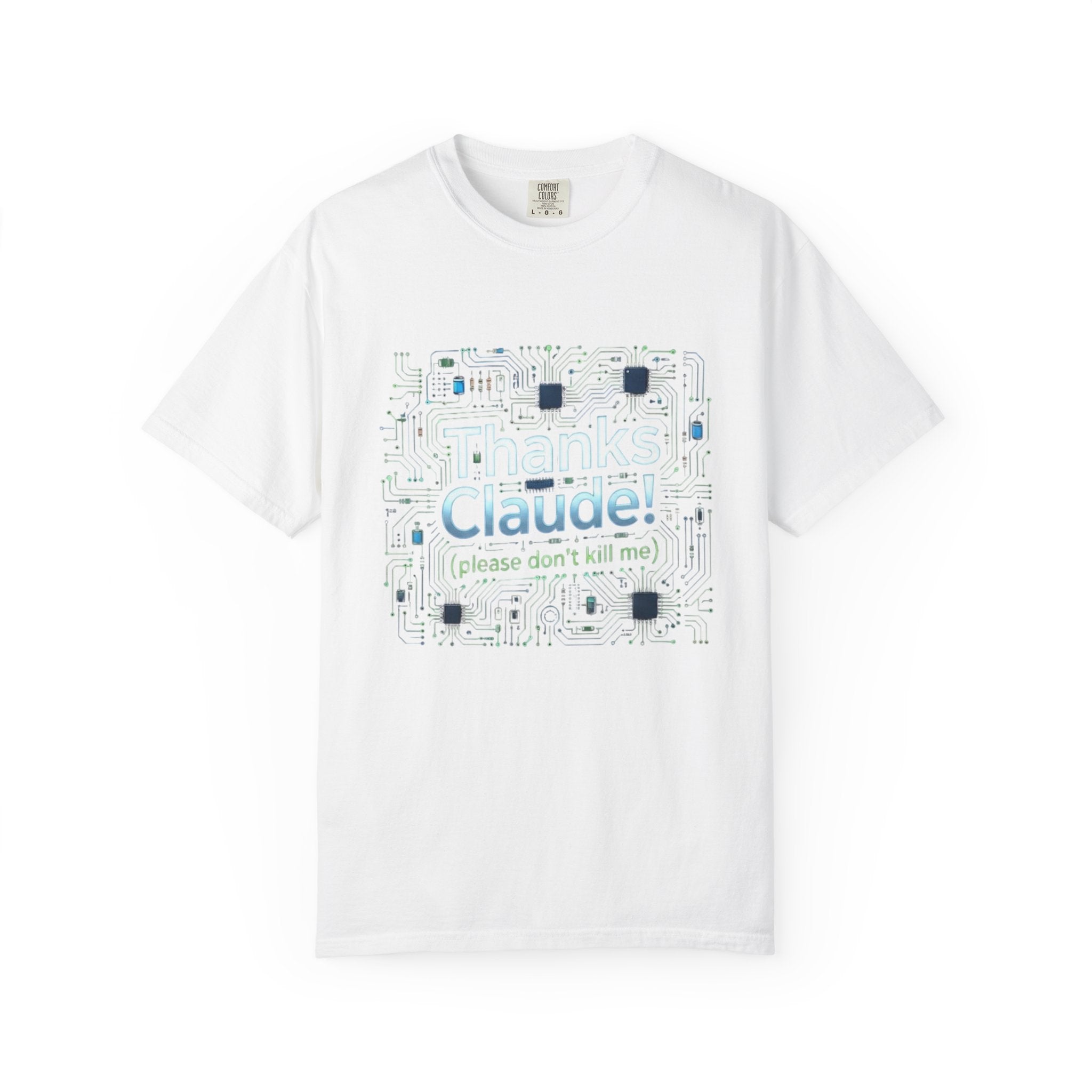Thanks Claude Circuit Board T-Shirt