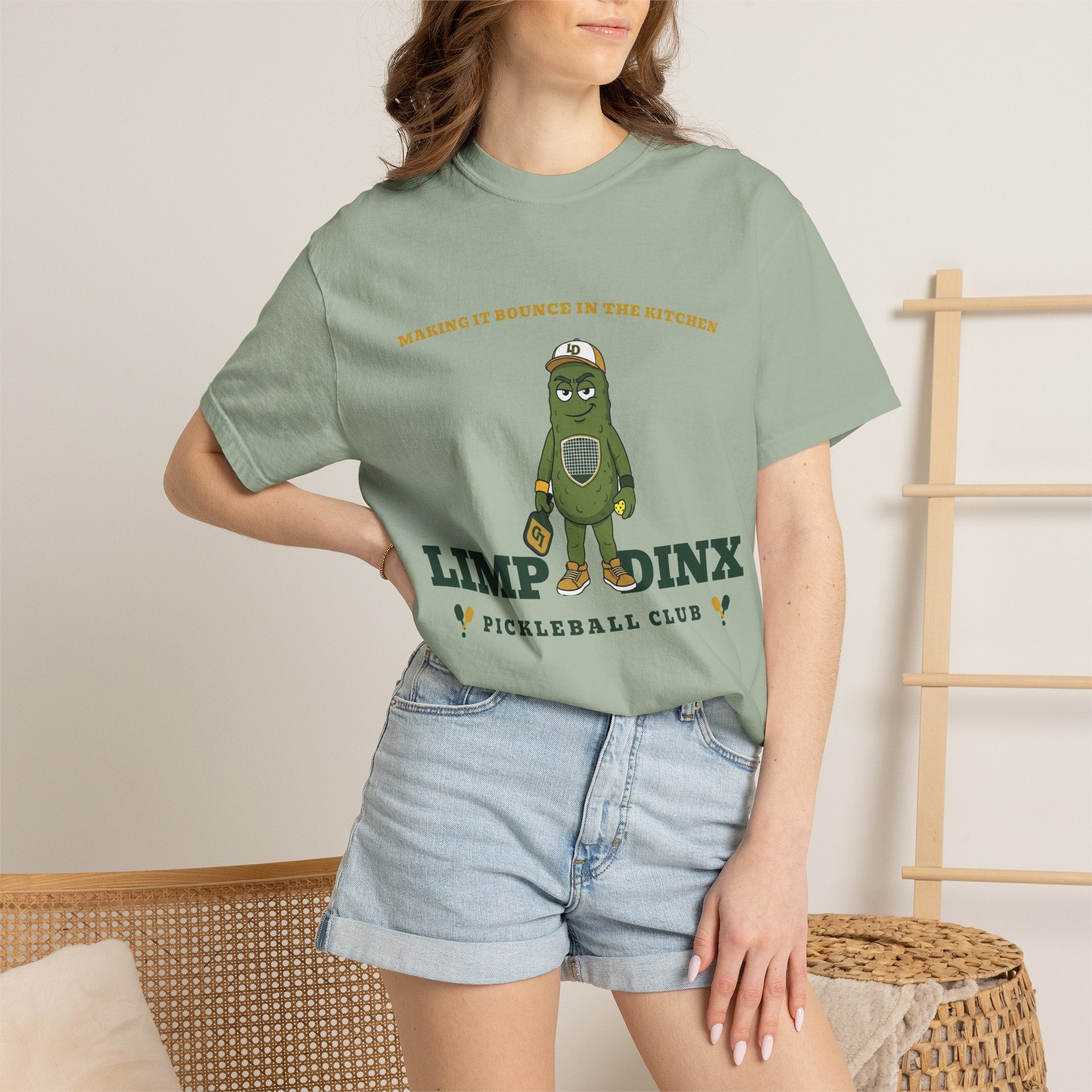 Making It Bounce in the Kitchen Tee — Limp Dinx Pickleball Club | Funny Pickleball Shirt
