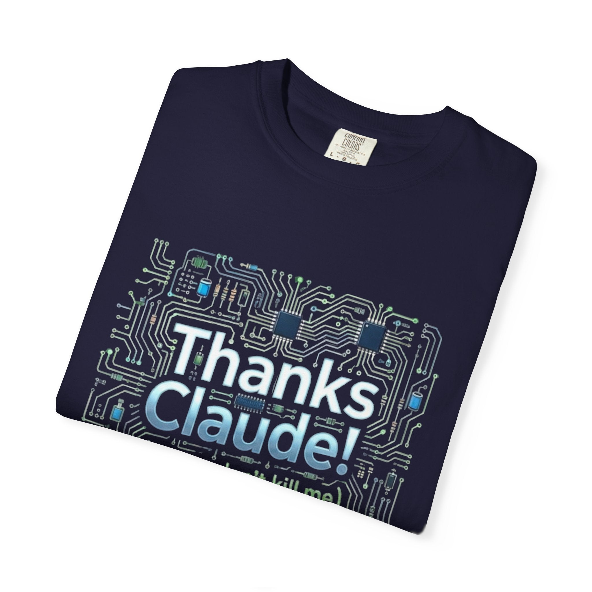 Thanks Claude Circuit Board T-Shirt