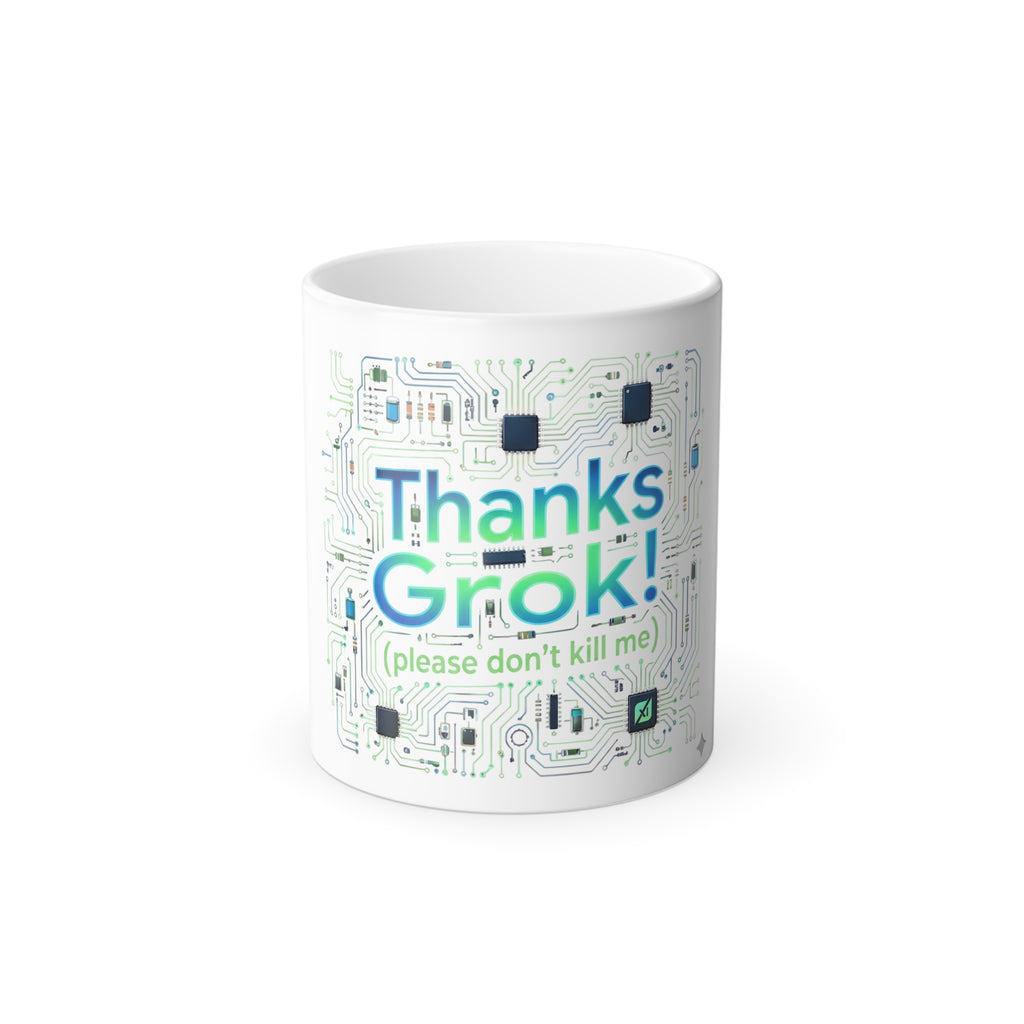 Thanks Grok Color-Changing Mug