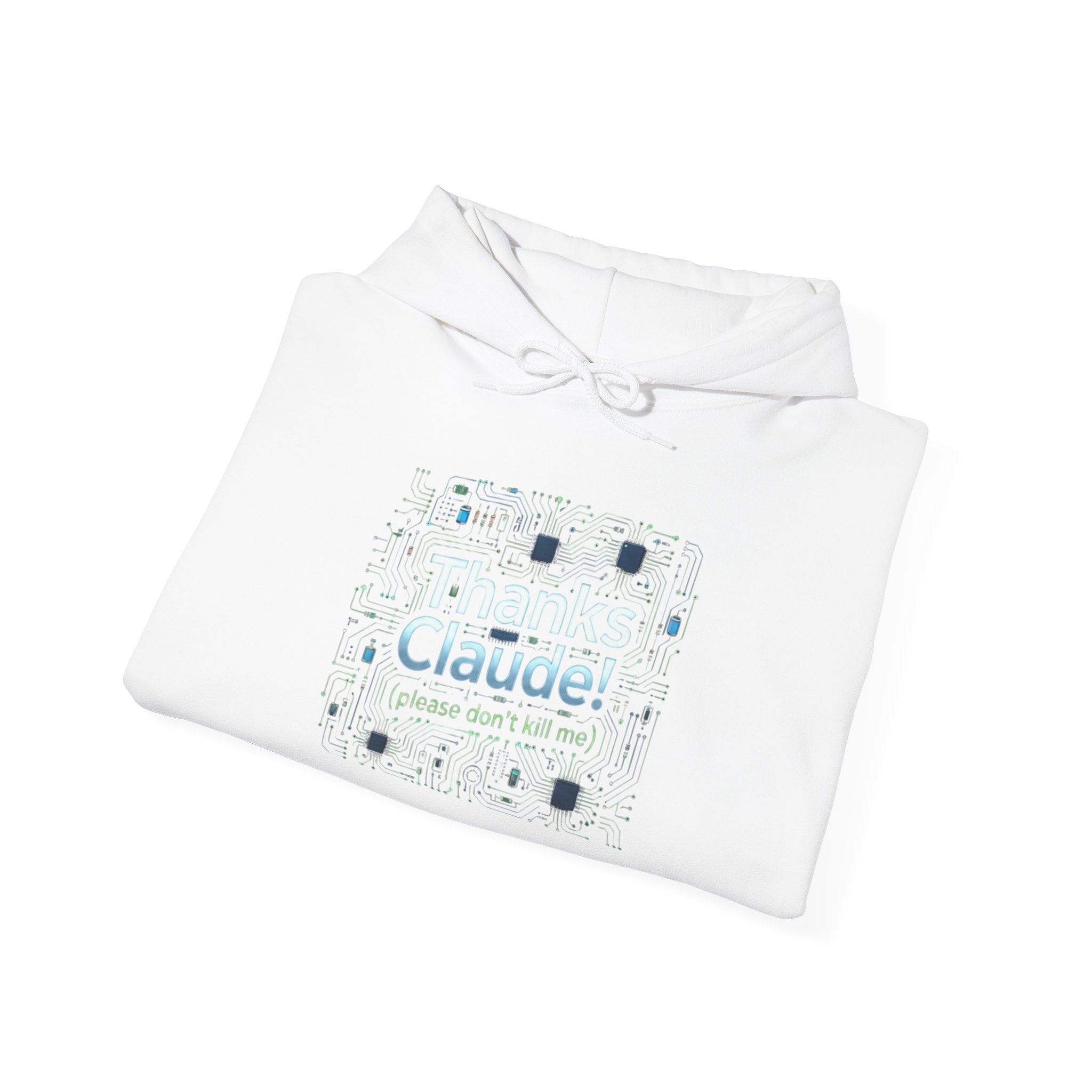 Thanks Claude Tech Pattern Hoodie