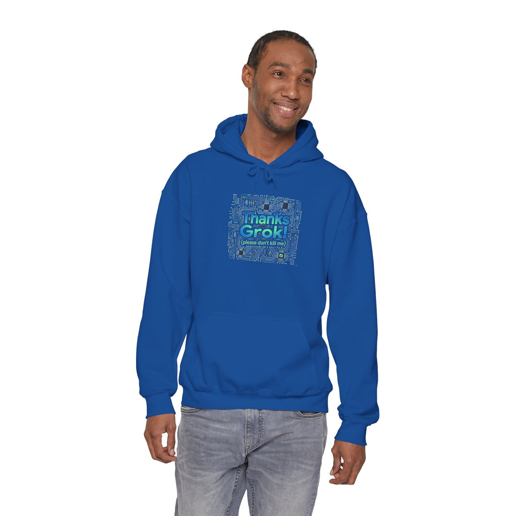Thanks Grok Tech Pattern Hoodie