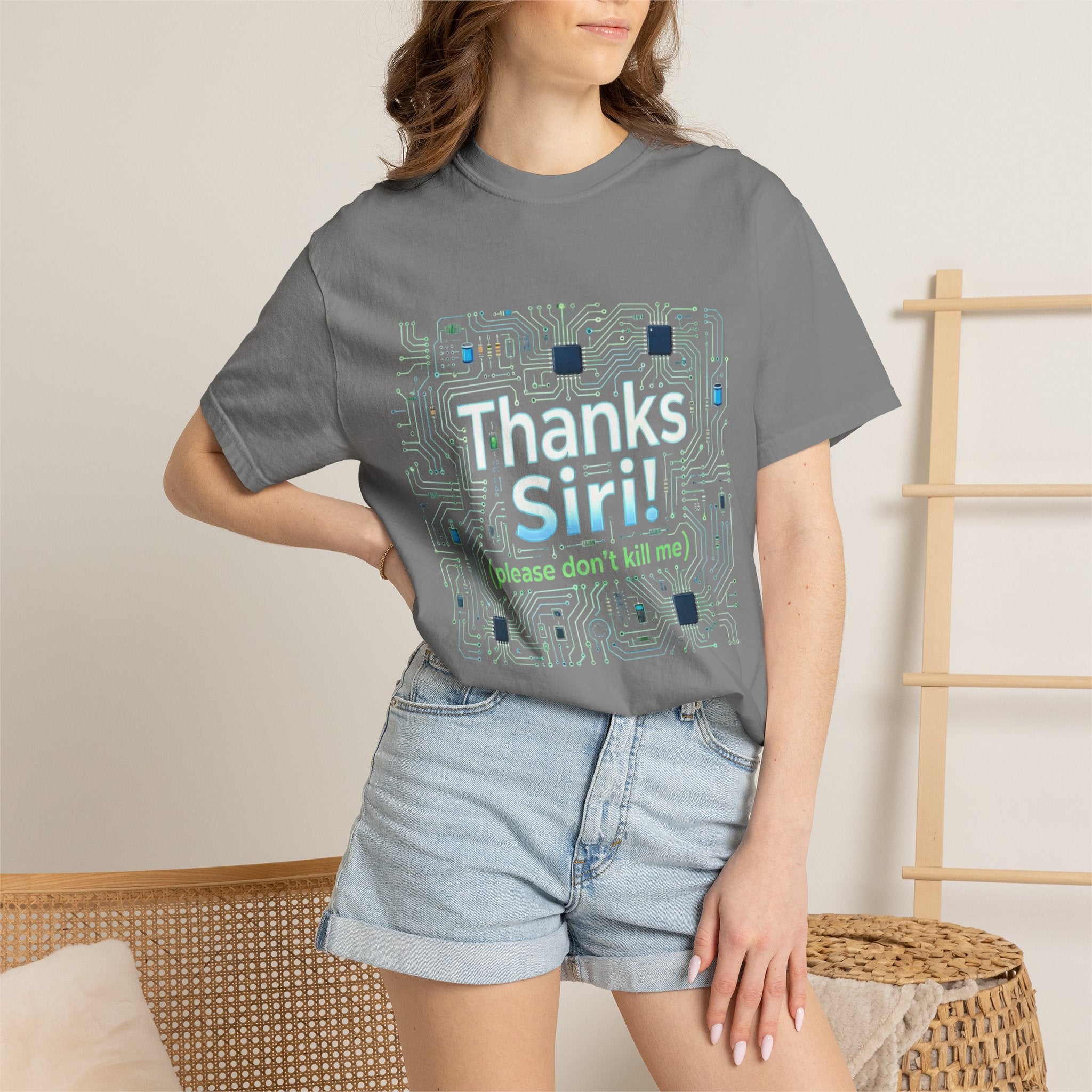 Thanks Siri Circuit Board T-Shirt