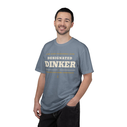 Designated Dinker Tee — Limp Dinx Pickleball Club | Funny Pickleball Shirt - Dark Colors