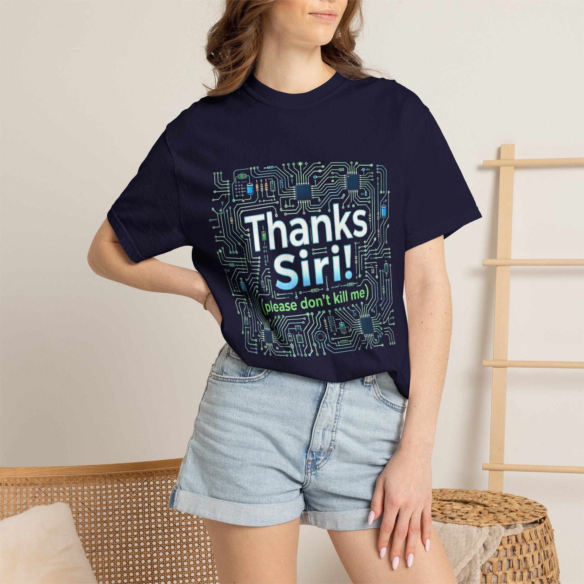 Thanks Siri Circuit Board T-Shirt