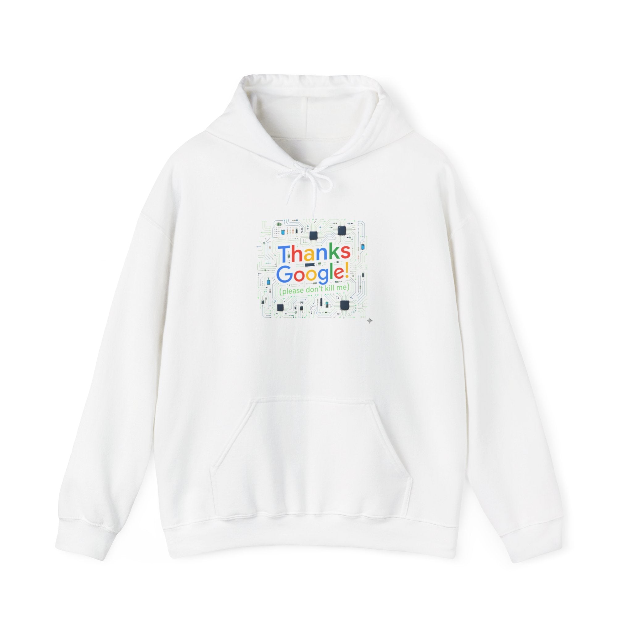Thanks Google Tech Pattern Hoodie