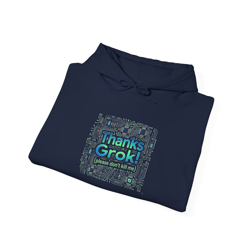 Thanks Grok Tech Pattern Hoodie