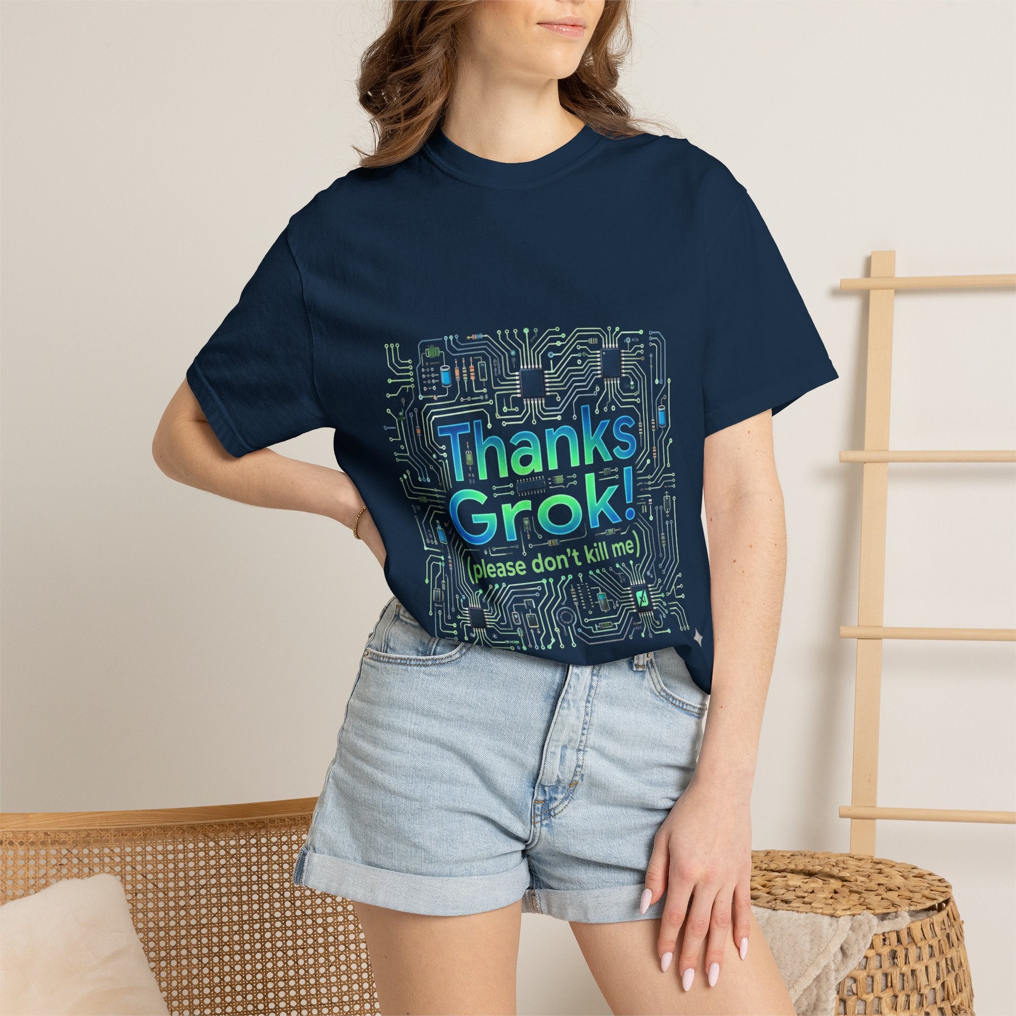 Thanks Grok Circuit Board T-Shirt
