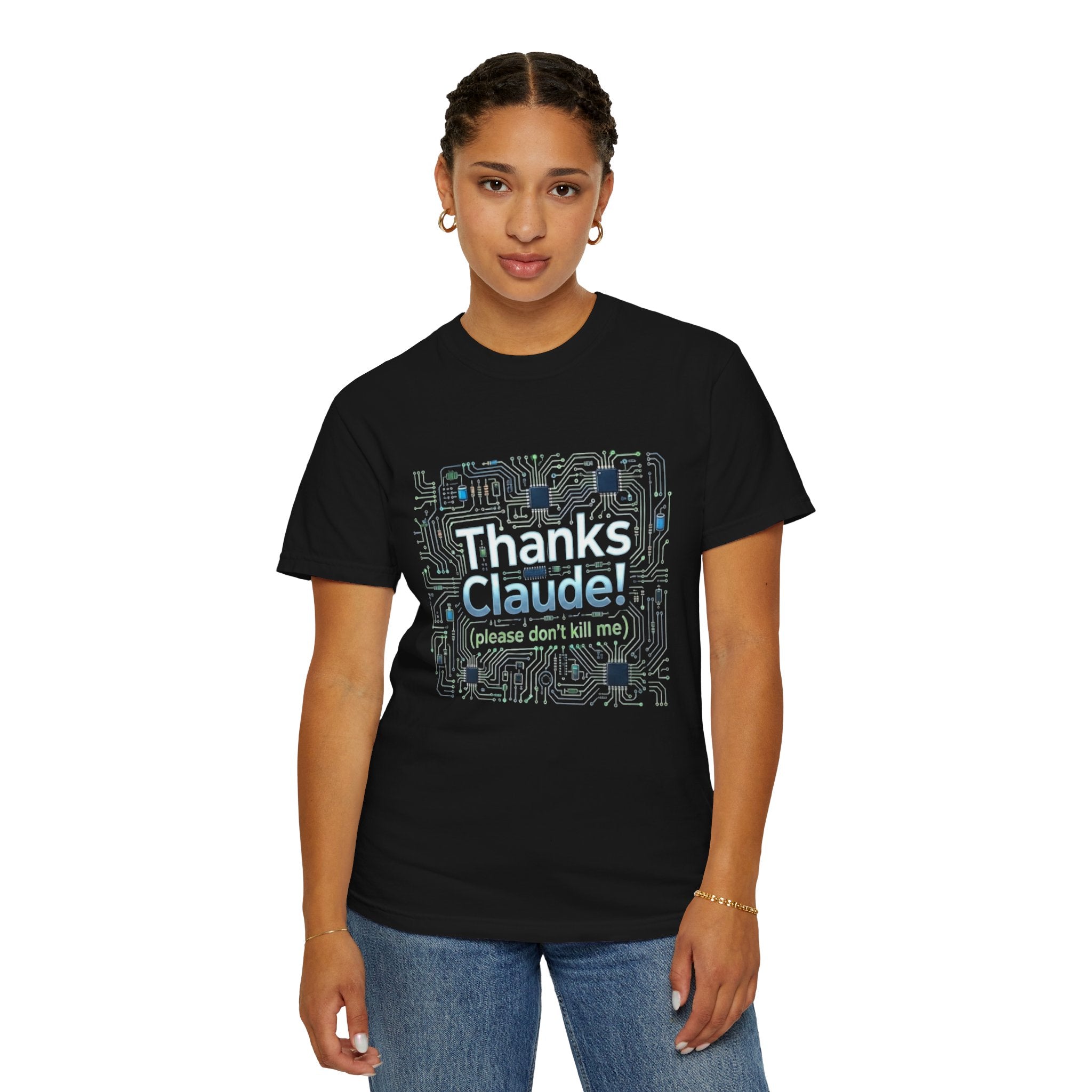 Thanks Claude Circuit Board T-Shirt
