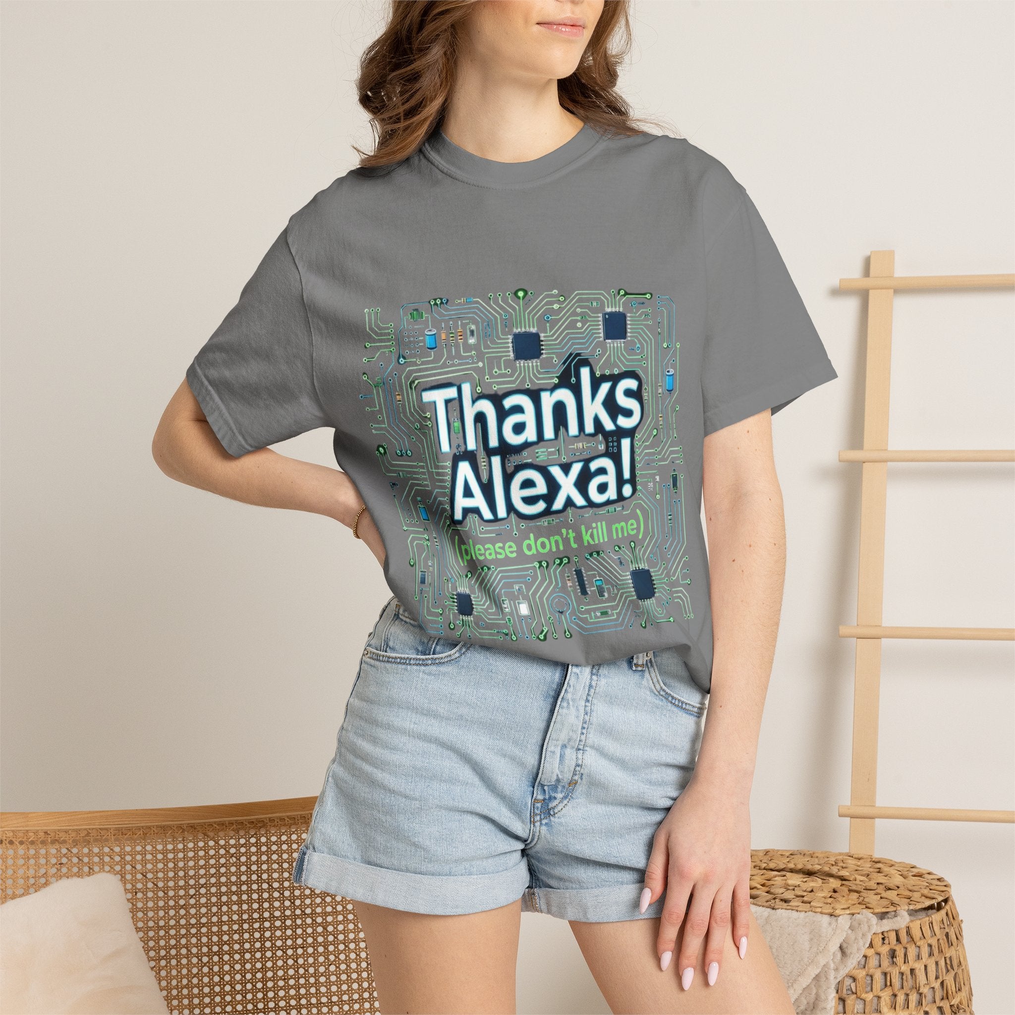 Thanks Alexa Circuit Board T-Shirt