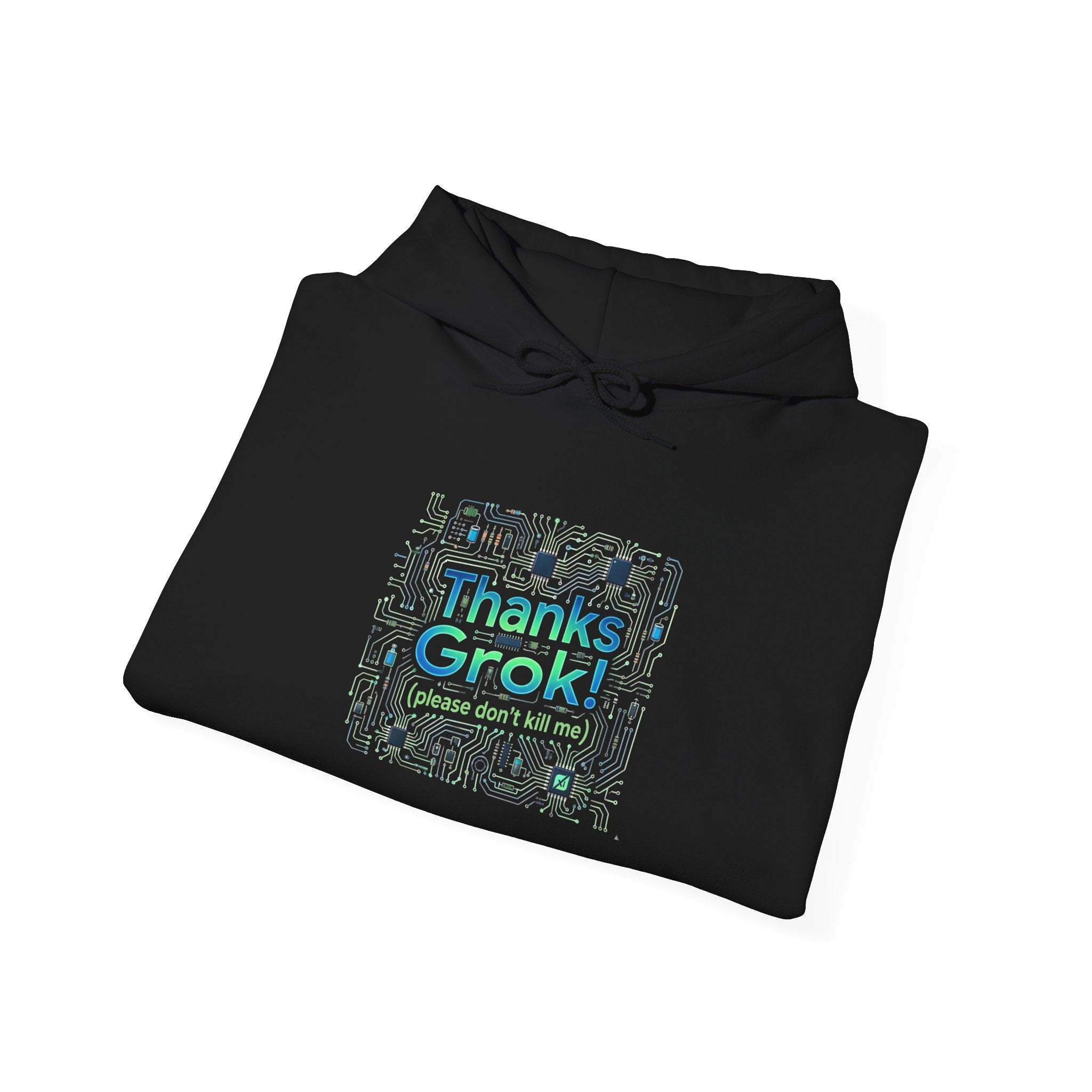Thanks Grok Tech Pattern Hoodie