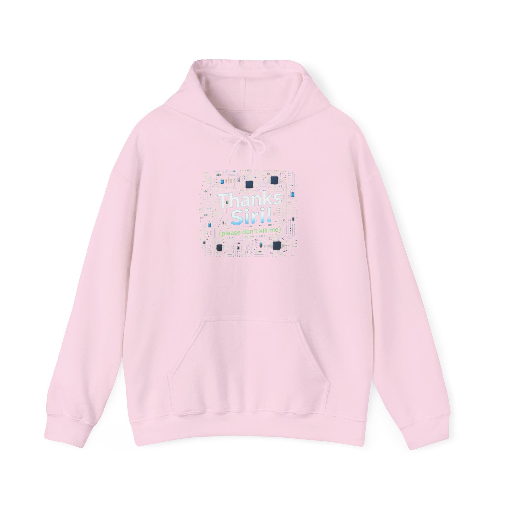 Thanks Siri Tech Pattern Hoodie
