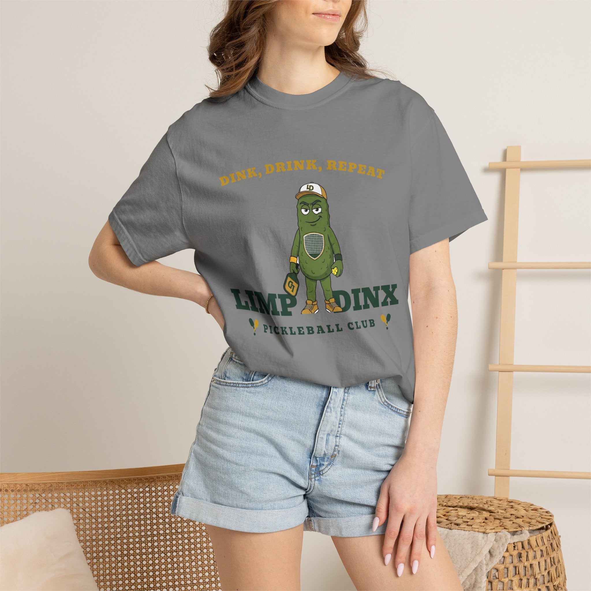 Dink. Drink. Repeat. Tee — Limp Dinx Pickleball Club | Funny Pickleball Shirt