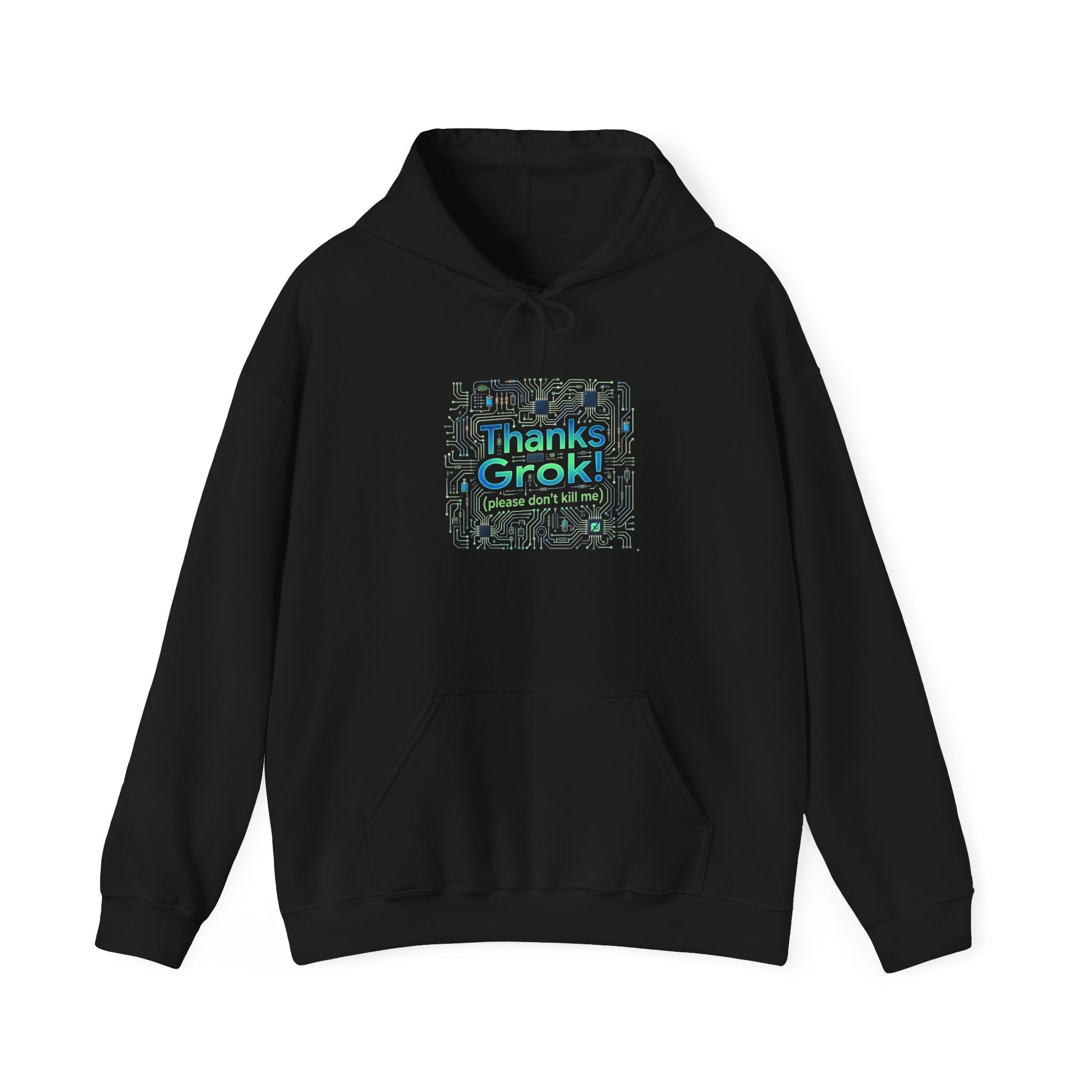 Thanks Grok Tech Pattern Hoodie