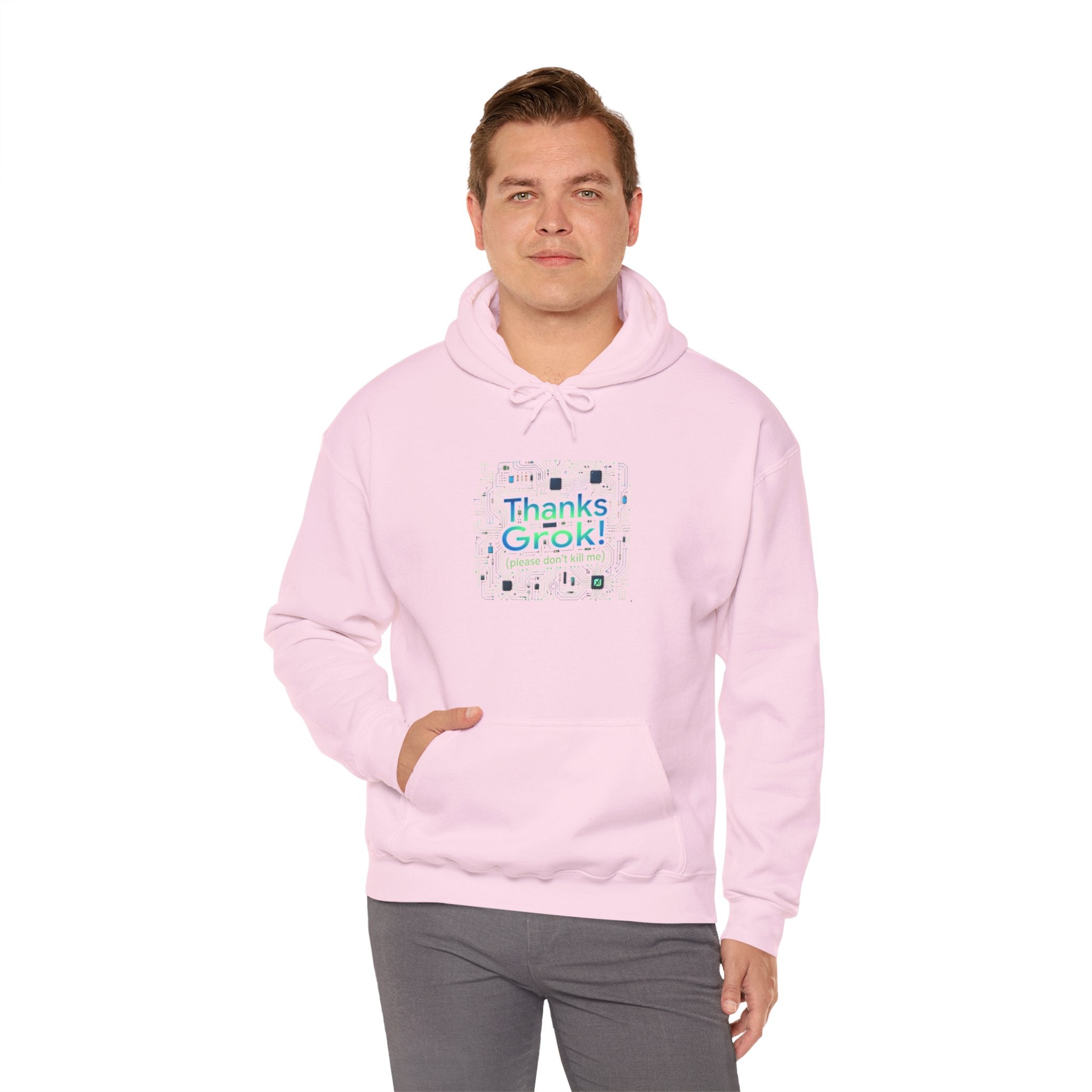 Thanks Grok Tech Pattern Hoodie