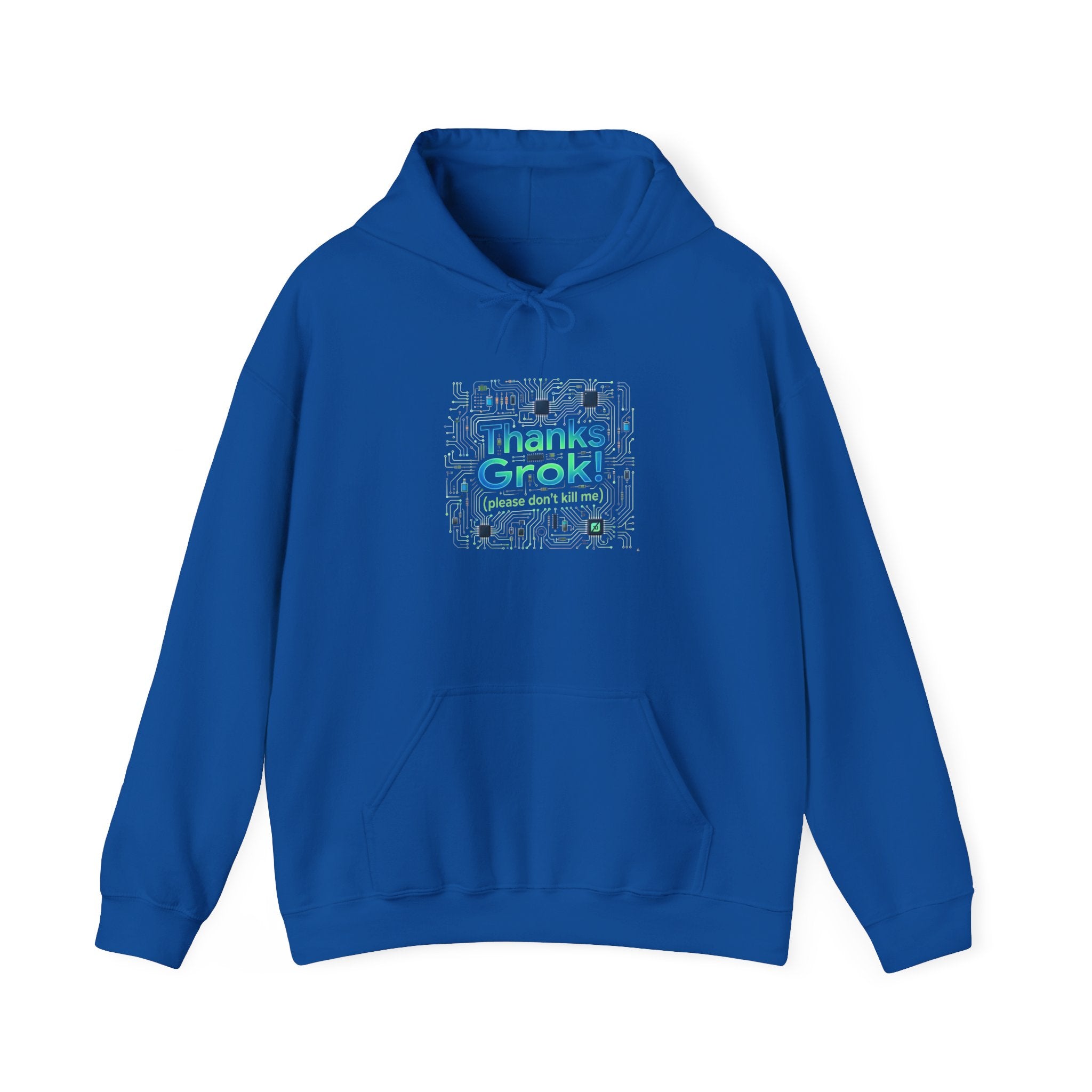 Thanks Grok Tech Pattern Hoodie