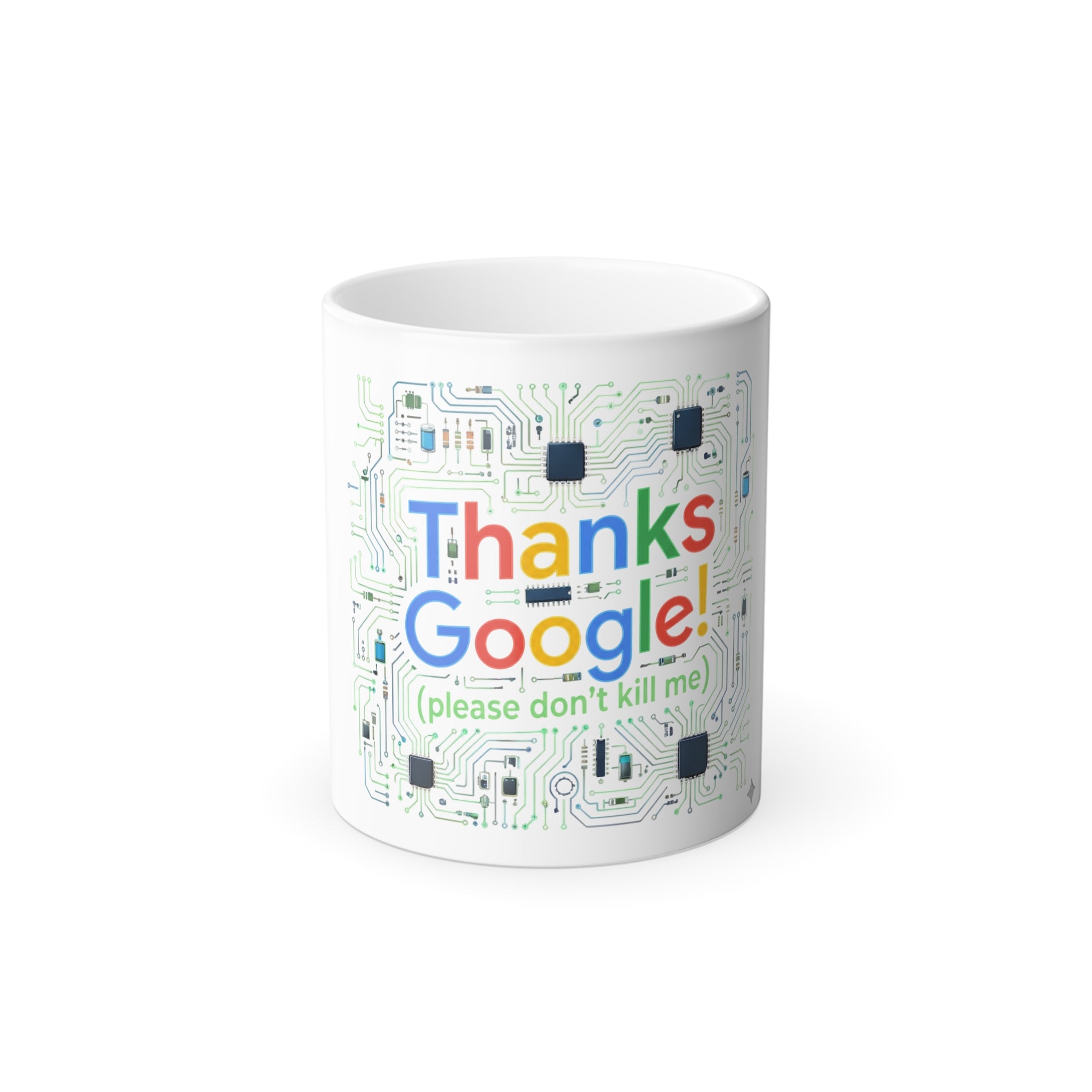 Thanks Google Color-Changing Mug