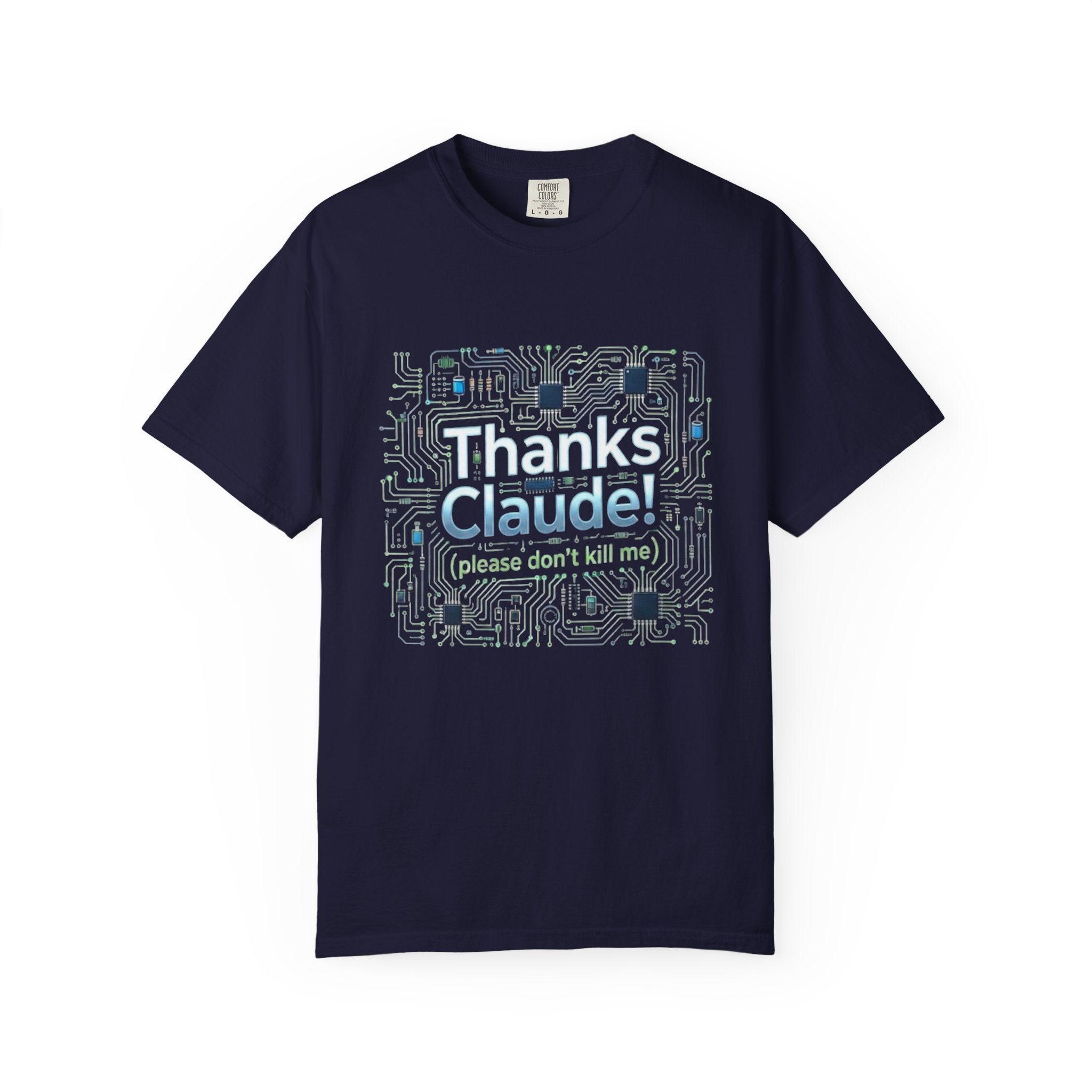 Thanks Claude Circuit Board T-Shirt