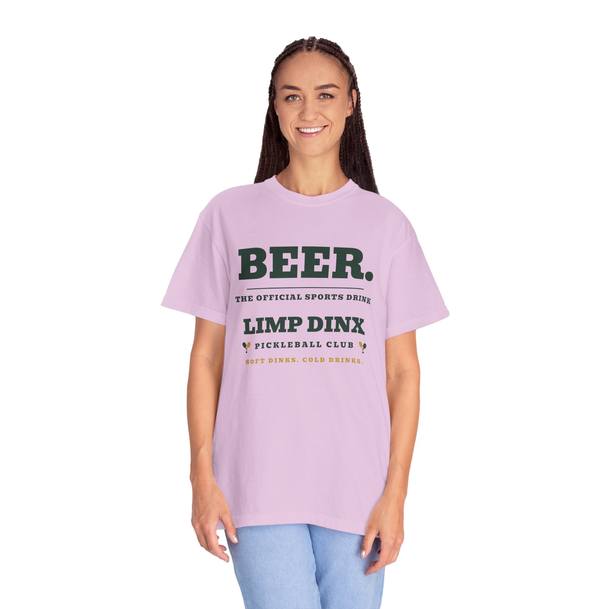 Beer. The Official Sports Drink Tee — Limp Dinx Pickleball Club | Funny Pickleball Shirt